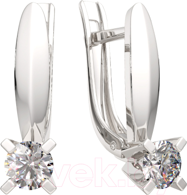 Серьги из серебра ZORKA 03101391.ZZ (с фианитами)