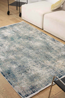 Коврик Radjab Carpet Винстон Прямоугольник 03618B / 8101RK (0.8x1.5, Cream/Blue)