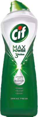 Универсальное чистящее средство Cif Max Power чистящий крем Spring Fresh (1001г)