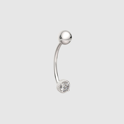 Пирсинг из серебра ZORKA 0710001 (с фианитом) - 