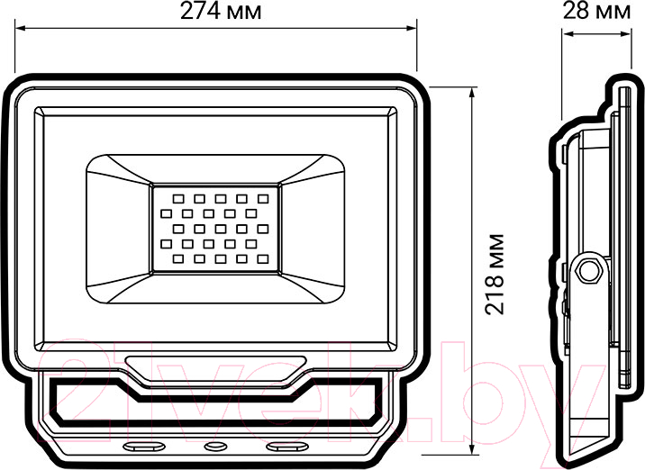 Прожектор JAZZway PFL-C3 (5045705)