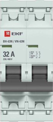 Выключатель нагрузки EKF PROxima ВН-63N / S63232 - 