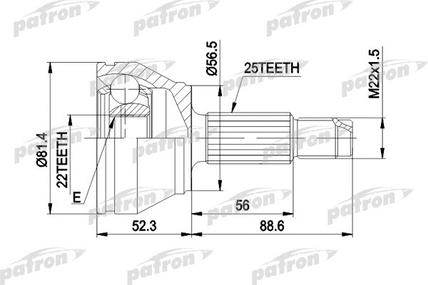 ШРУС Patron PCV1192