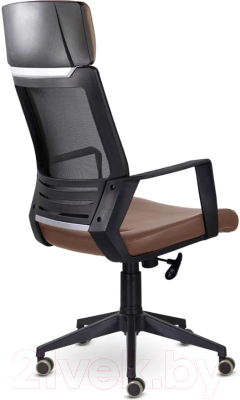 Кресло офисное UTFC М-811 Альт / Alt BlackPL Ср S-0412 (коричневый)