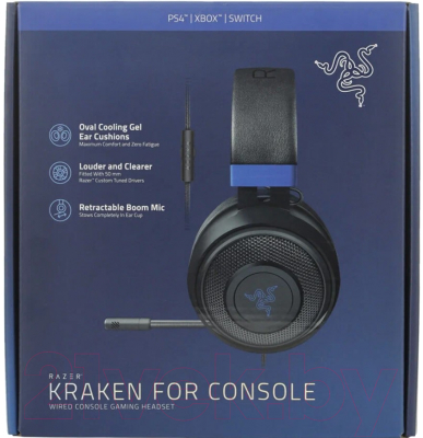 Наушники Razer Kraken for Console Jack 3.5mm / RZ04-02830500-R3M1 (черный)