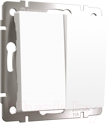 Выключатель Werkel W1120061 (белый матовый)