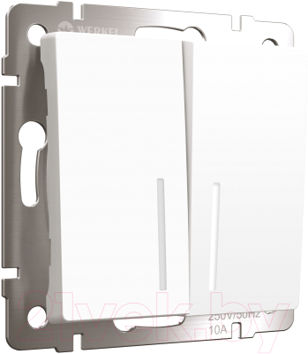 Выключатель Werkel W1122161 (белый матовый)