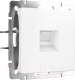 Розетка Werkel Ethernet RJ-45 / W1181061 (белый матовый) - 