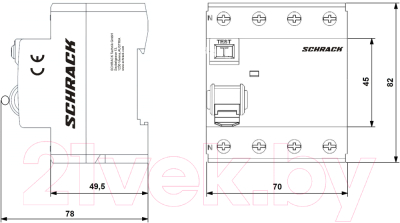 Устройство защитного отключения Schrack Technik AR006103