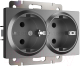 Розетка Werkel W1172064 (графит матовый) - 