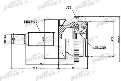 

ШРУС, PCV1751