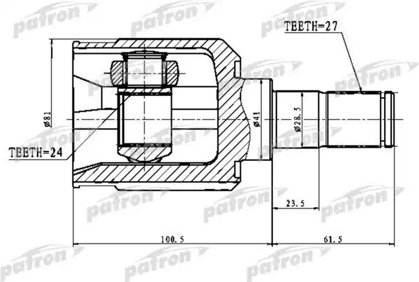 ШРУС Patron PCV1775