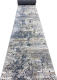 Ковровая дорожка Radjab Carpet Белла D057A / 7637RK (0.8x25, Cream Shirink/Blue Fdy) - 