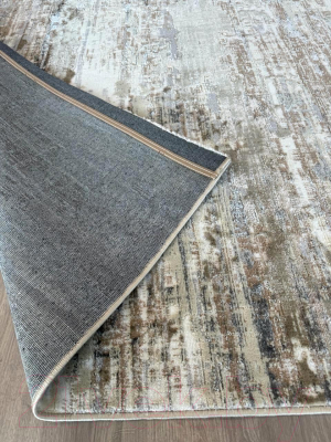 Ковровая дорожка Radjab Carpet Белла D060A / 7640RK (4x25, Cream Shirink/Vizon Fdy)