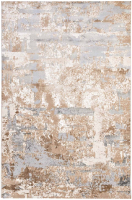 Ковровая дорожка Radjab Carpet Белла D056A / 8795RK (1.2x25, Cream Shirink/Vizon Fdy) - 