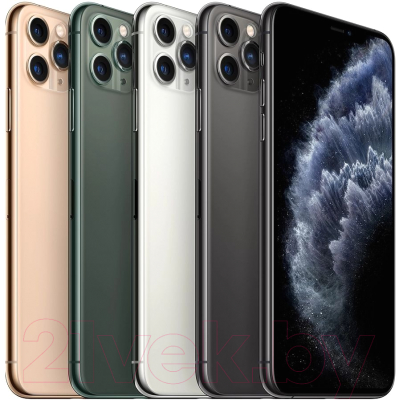 Смартфон Apple iPhone 11 Pro Max 256GB A2218 / 2CMWHL2 восстан. Breezy Грейд C (золото)