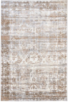 Ковровая дорожка Radjab Carpet Белла D008A / 11095RK (2x25, Cream Shirink/Vizon Fdy) - 