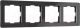 Рамка для выключателя Werkel Acrylic W0042708 (черный) - 