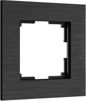 Рамка для выключателя Werkel AluMax W0013508 (черный алюминий) - 