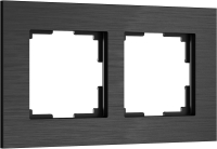 Рамка для выключателя Werkel AluMax W0023508 (черный алюминий) - 
