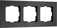 Рамка для выключателя Werkel AluMax W0033508 (черный алюминий) - 