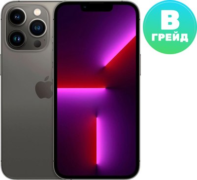Смартфон восстановленный Apple iPhone 13 Pro 128GB Flip Грейд B (графит) - 