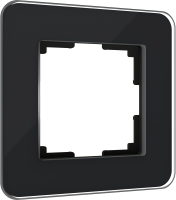Рамка для выключателя Werkel Elite W0012448 (черный/стекло) - 