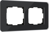 Рамка для выключателя Werkel Elite W0022448 (черный/стекло) - 