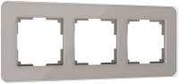 Рамка для выключателя Werkel Elite W0032417 (дымчатый/стекло) - 