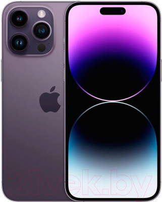 Смартфон Apple iPhone 14 Pro Max 1TB / 2BMQC53 восстановленный Breezy Грейд B (темно-фиолетовый)