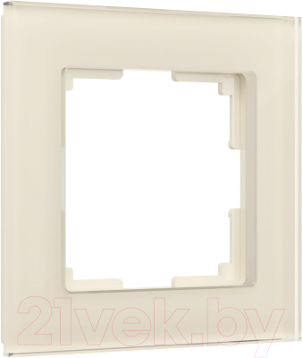 Рамка для выключателя Werkel Favorit W0011141 (молочный/стекло)