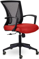 Кресло офисное UTFC Энжел СН-800 (TW-01/Е02-к/черный/красный) - 