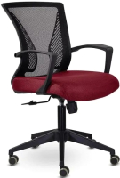 Кресло офисное UTFC Энжел СН-800 (TW-01/Е13-к/черный/бордовый) - 