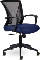 Кресло офисное UTFC Энжел СН-800 (TW-01/Е53-к/черный/темно-синий) - 