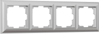 Рамка для выключателя Werkel Fiore W0042206 (серебряный) - 