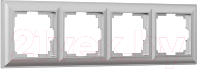 Рамка для выключателя Werkel Fiore W0042206 (серебряный)