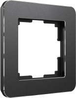Рамка для выключателя Werkel Platinum W0012608 (черный алюминий) - 
