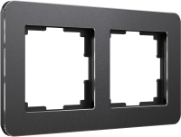 Рамка для выключателя Werkel Platinum W0022608 (черный алюминий) - 