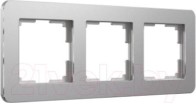 Рамка для выключателя Werkel Platinum W0032606 (алюминий)