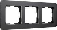 Рамка для выключателя Werkel Platinum W0032608 (черный алюминий) - 