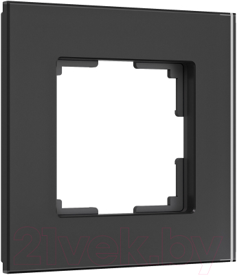 Рамка для выключателя Werkel Senso W0013108 (черный/стекло soft-touch)