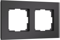 Рамка для выключателя Werkel Senso W0023108 (черный/стекло soft-touch) - 