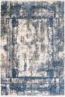 Коврик Radjab Carpet Биллионер Прямоугольник 04271A / 8764RK (0.8x1.6, Light Grey/Blue) - 