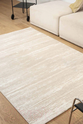 Ковер Radjab Carpet Портфолио Прямоугольник 04580D / 8603RK (1x2, Cream/Cream)