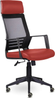 Кресло офисное UTFC М-811 Альт / Alt BlackPL Ср S-0421 (красный) - 