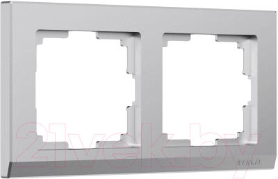 Рамка для выключателя Werkel Stark W0021865 (серебряный матовый)