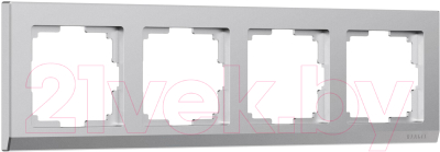 Рамка для выключателя Werkel Stark W0041865 (серебряный матовый)