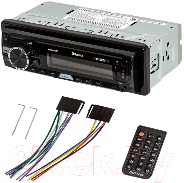 Бездисковая автомагнитола Aiwa HWD-530BT — фото 3