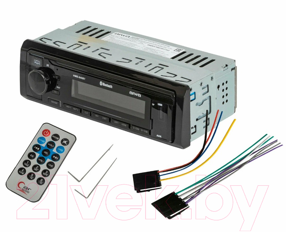 Бездисковая автомагнитола Aiwa HWD-640BT — фото 4
