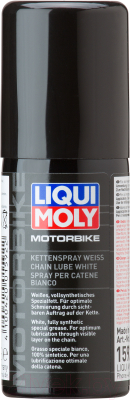 

Смазка техническая Liqui Moly, Motorbike Kettenspray Weiss / 1592